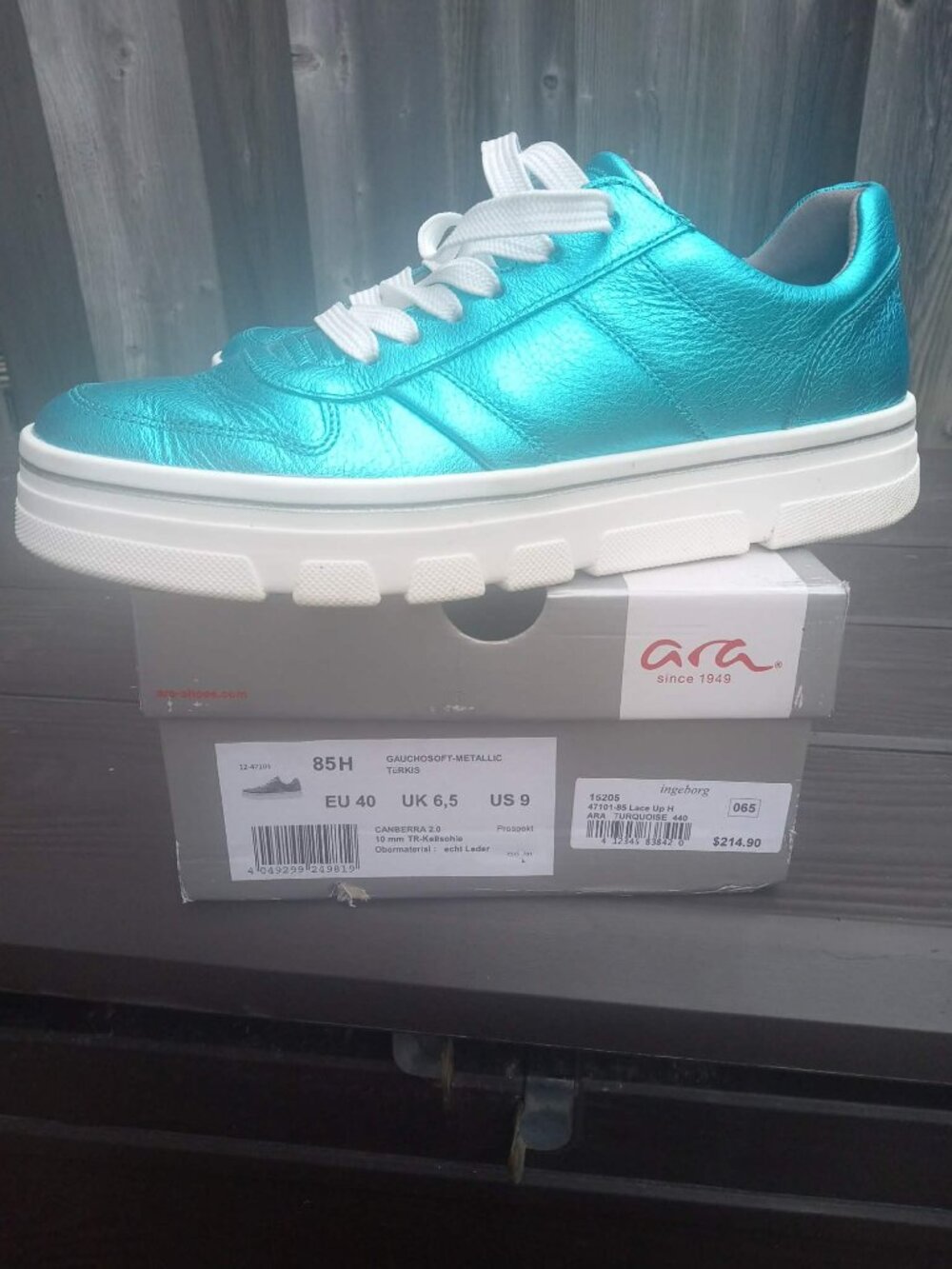 Ara size 9 women's running shoe/sneaker